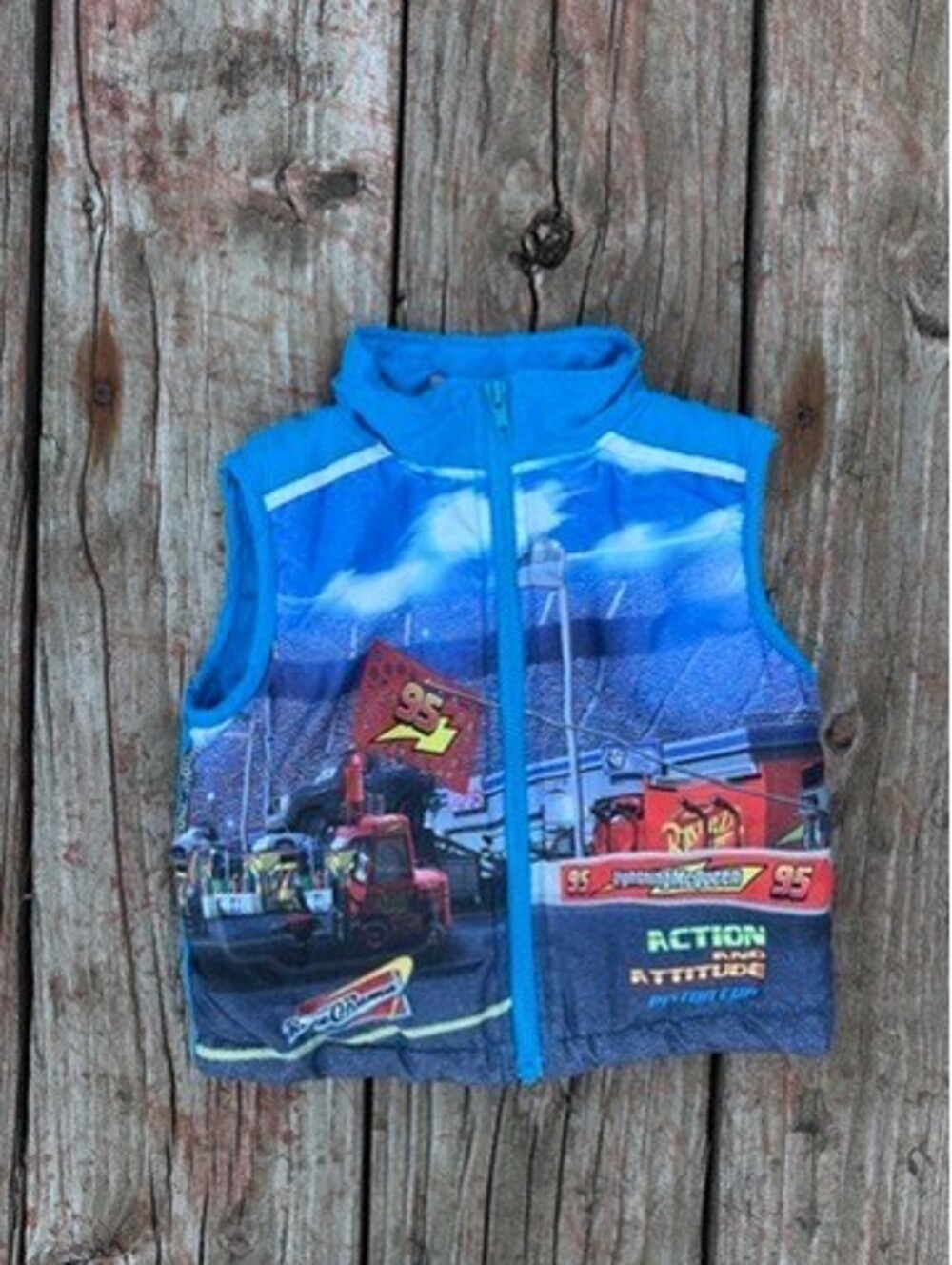 Y2K Disney Pixar Cars Vest Toddler Boy Size 24 Months